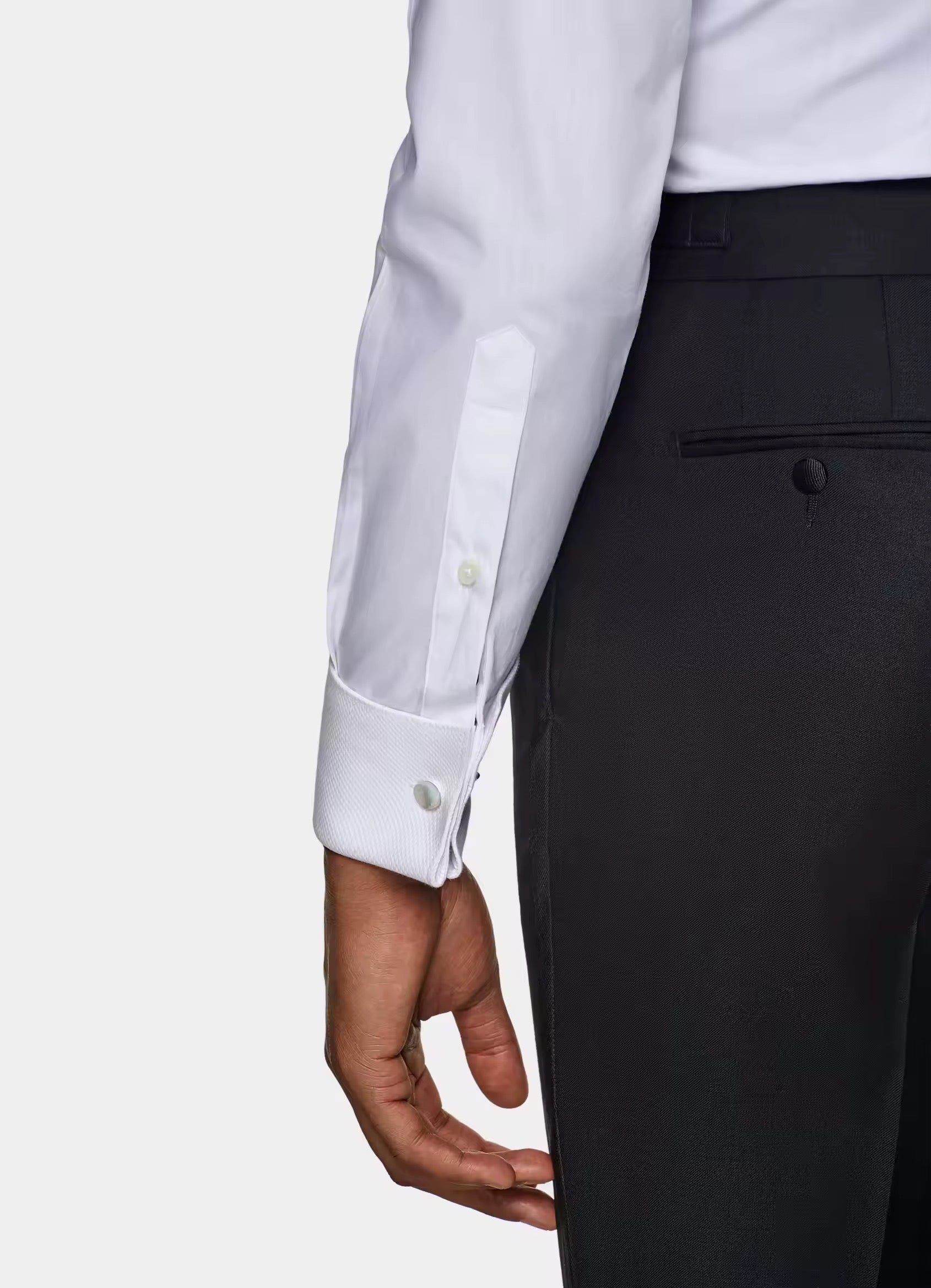 French Cuffs Formal white Shirt