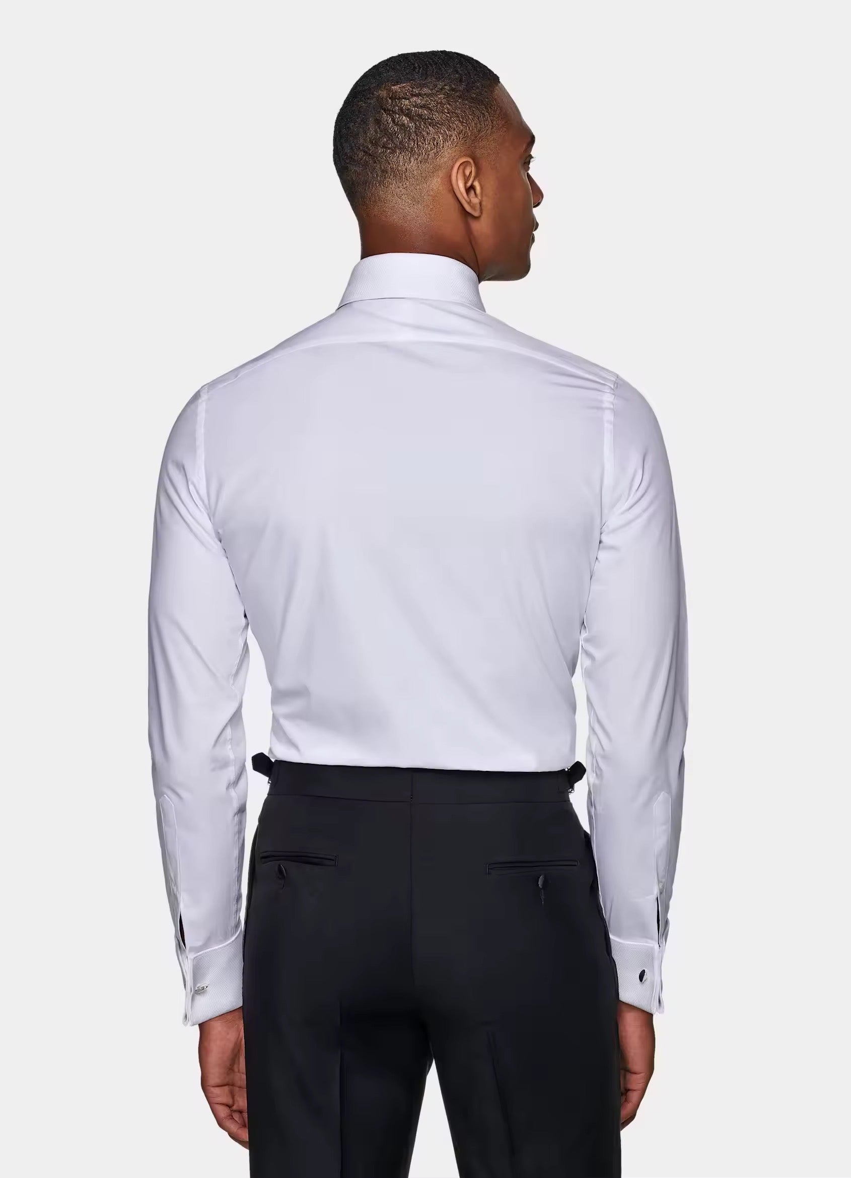 French Cuffs Formal white Shirt
