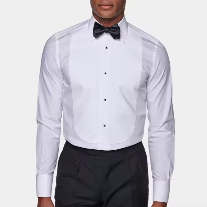 French Cuffs Formal white Shirt