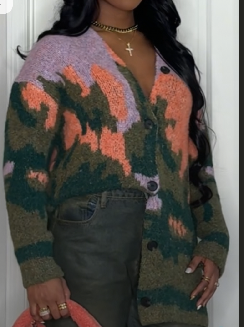 Purple Forest Sweater