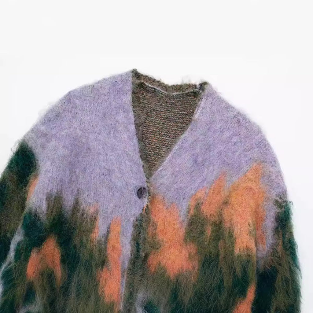 Purple Forest Sweater
