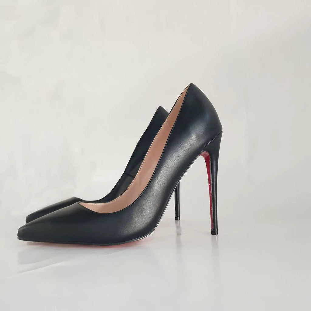 Red buttom pumps